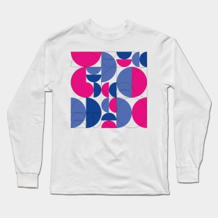 BISEXUAL ABSTRACT CIRCLE PRIDE DESIGN LGBT Long Sleeve T-Shirt